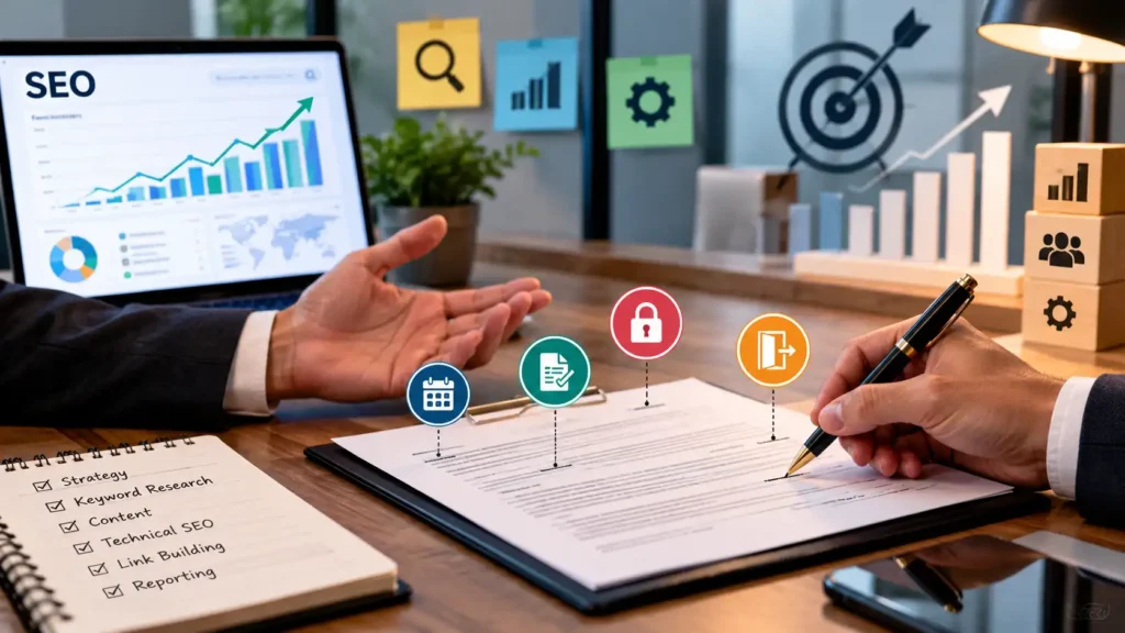 SEO Contracts Explained: Lock-Ins, Deliverables and Exit Clauses to Watch For